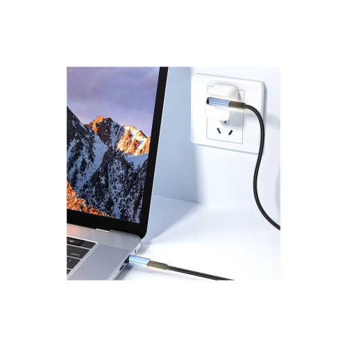 Дата кабель USB-C to USB-C 3.0m 100W 90° corner black Essager (EXCTT1-CGWTC01) – Essager (вид 2)