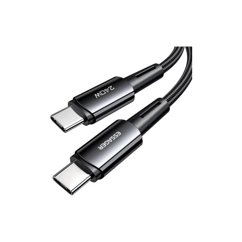 Дата кабель USB-C to USB-C 1.0m 240W Essager (EXCTT3-CG0G-P) – Essager (вид 1)