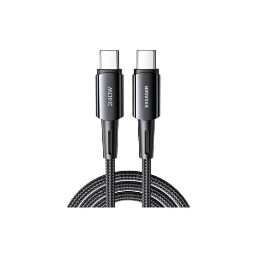 Дата кабель USB-C to USB-C 1.0m 240W Essager (EXCTT3-CG0G-P) – Essager (вид 2)