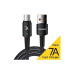 Дата кабель USB 2.0 AM to USB-C 2.0m 100W black Essager (EXC7A-CGA01-P) – Essager (вид 1)
