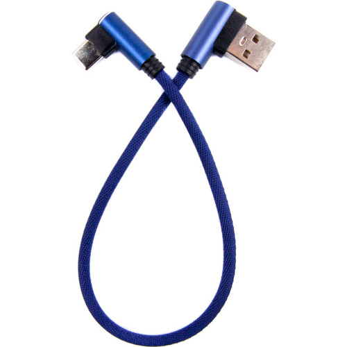 Дата кабель USB 2.0 AM to USB-C 0.25m blue Dengos (NTK-TC-UG-SHRT-SET-BLUE) – DENGOS