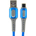 Дата кабель USB 2.0 AM to USB-C 1.0m blue Dengos (NTK-TC-LP-BLUE) – DENGOS
