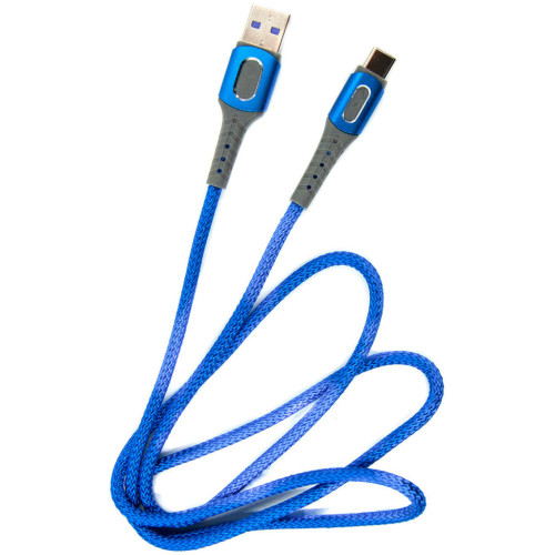 Дата кабель USB 2.0 AM to USB-C 1.0m blue Dengos (NTK-TC-LP-BLUE) – DENGOS (вид 1)