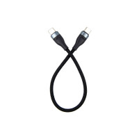 Дата кабель USB-C to USB-C 0.25m black Dengos (NTK-TC-TC-SHRT-BLACK)