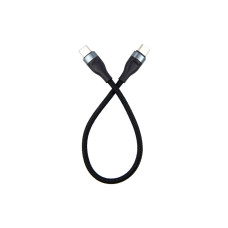 Дата кабель USB-C to USB-C 0.25m black Dengos (NTK-TC-TC-SHRT-BLACK)