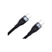 Дата кабель USB-C to USB-C 0.25m black Dengos (NTK-TC-TC-SHRT-BLACK) – DENGOS (вид 1)