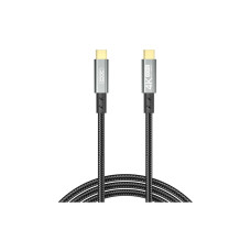 Дата кабель USB-C to USB-C 1.0m 100W PD black XO (GB020-CC.tranish)