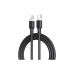 Дата кабель USB-C to Lightning 1.0m 20W liquid silicone NB208A black XO (6920680826810) – XO