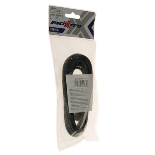 Дата кабель USB 2.0 AM/AF 3.0m Maxxter (U-AMAF-10) – Maxxter (вид 1)