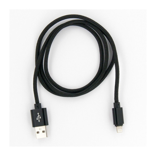 Дата кабель USB 2.0 AM to Lightning 1.0m black Dengos (NTK-L-MT-BLACK) – DENGOS