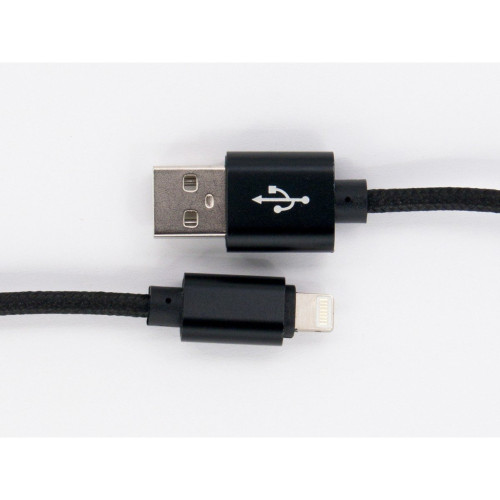 Дата кабель USB 2.0 AM to Lightning 1.0m black Dengos (NTK-L-MT-BLACK) – DENGOS (вид 1)
