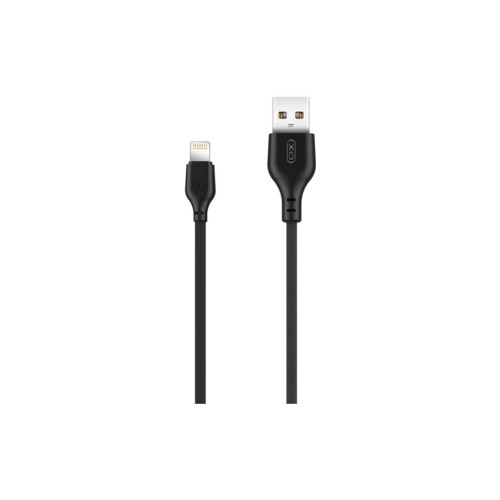 Дата кабель USB 2.0 AM to Lightning 1.0m 2.1A NB103 black XO (6920680862702) – XO
