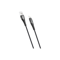 Дата кабель USB 2.0 AM to Lightning 1.0m Smart Chipset Auto Power-off NB145 black XO (6920680869558)