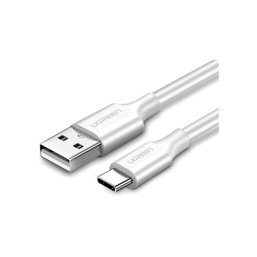 Дата кабель USB 2.0 AM to USB-C 0.25m 3A US287 white Ugreen (60119) – UGREEN