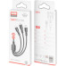 Дата кабель USB 2.0 AM to Lightning + Micro 5P + USB-C 3A black XO (CB-23U3-BK) – XO (вид 2)
