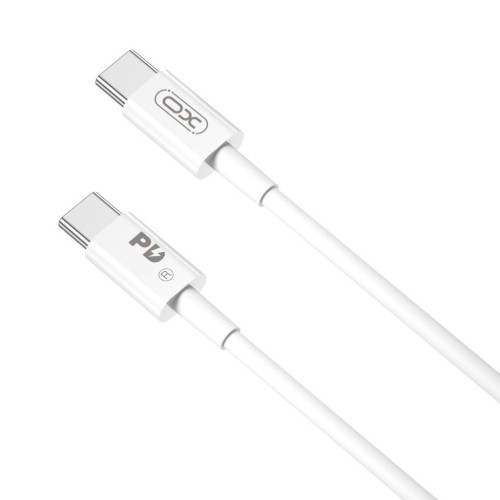 Дата кабель USB-C to USB-C 2.0m 100W white XO (CB-Q100-2CC) – XO