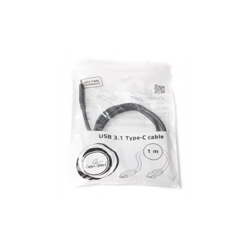 Дата кабель USB-C to USB-C 1.0m USB 3.1 Cablexpert (CCP-USB3.1-CMCM-1M) – Cablexpert (вид 1)