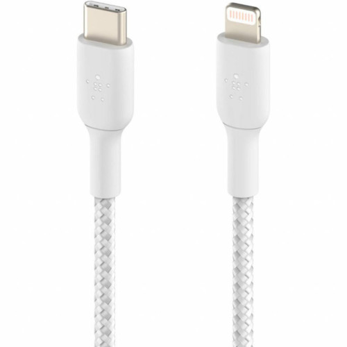 Дата кабель USB-C to Lightning 2.0m white Belkin (CAA004BT2MWH) – Belkin (вид 1)
