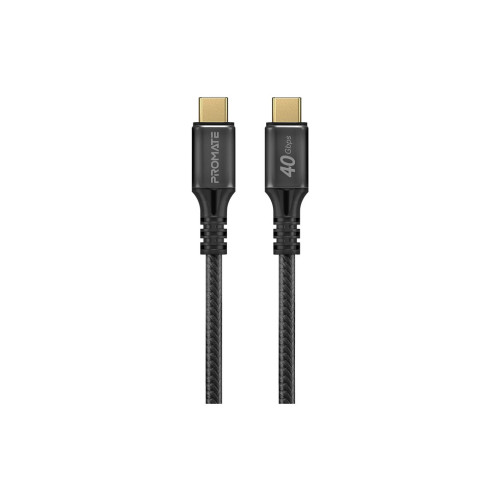 Дата кабель USB-C to USB-C 1.0m Promate (powerbolt240-1m.black) – Promate