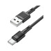 Дата кабель USB 2.0 AM to USB-C 1.0m 3A PVC X83 black HOCO (6931474770905) – HOCO