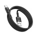 Дата кабель USB 2.0 AM to USB-C 1.0m 3A PVC X83 black HOCO (6931474770905) – HOCO (вид 2)