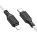 Дата кабель USB-C to Lightning 1.0m Cool silicone PD 20W X90 white HOCO (6931474788399) – HOCO (вид 2)