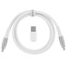 Дата кабель USB-C + USB A to USB-C 1.0m Double-Sleeved Geek white Keychron (CAB20_KEYCHRON) – Keychron