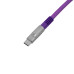 Дата кабель USB-C + USB A to USB-C 1.0m Double-Sleeved Geek purple Keychron (CAB23_KEYCHRON) – Keychron (вид 1)