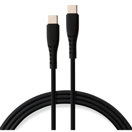 Дата кабель USB-C to USB-C 2.0m 60W Silicon Black Vinga (VCDCCC262SB) – Vinga