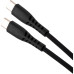 Дата кабель USB-C to USB-C 2.0m 60W Silicon Black Vinga (VCDCCC262SB) – Vinga (вид 1)