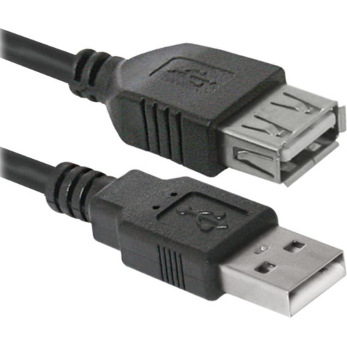 Дата кабель USB 2.0 AM/AF 1.8m USB02-06 Defender (87456) – Defender (вид 1)