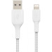 Дата кабель USB 2.0 AM to Lightning 2.0m BRAIDED white Belkin (CAA002BT2MWH) – Belkin (вид 1)