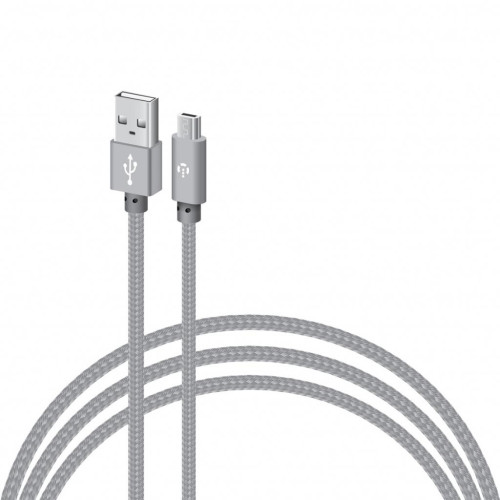 Дата кабель USB 2.0 AM to Micro 5P 2.0m CBGNYM2 grey Intaleo (1283126477683) – Intaleo