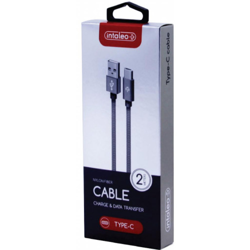 Дата кабель USB 2.0 AM to USB-C 2.0m CBGNYT2 grey Intaleo (1283126489143) – Intaleo (вид 1)