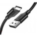 Дата кабель USB 2.0 AM to USB-C 2.0m US287 Black Ugreen (60118) – UGREEN