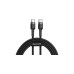 Дата кабель USB-C to USB-C 2.0m USB 3.1 3A grey-black Baseus (CATKLF-HG1) – Baseus