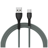 Дата кабель USB 2.0 AM to USB-C 1.0m ColorWay (CW-CBUC041-GR)