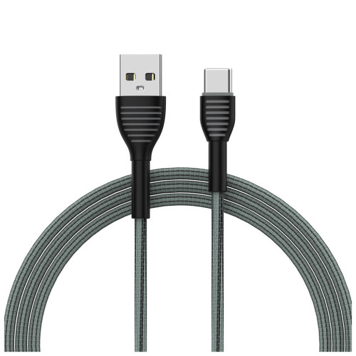 Дата кабель USB 2.0 AM to USB-C 1.0m ColorWay (CW-CBUC041-GR) – ColorWay
