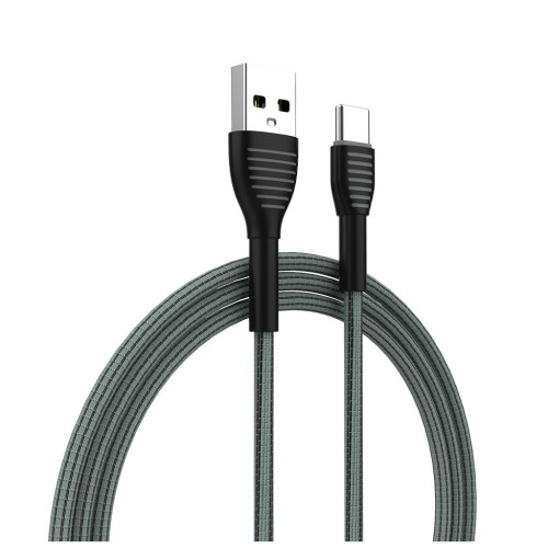 Дата кабель USB 2.0 AM to USB-C 1.0m ColorWay (CW-CBUC041-GR) – ColorWay (вид 1)