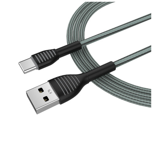 Дата кабель USB 2.0 AM to USB-C 1.0m ColorWay (CW-CBUC041-GR) – ColorWay (вид 2)