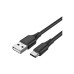 Дата кабель USB 2.0 AM to USB-C 3.0m 3.0A (18W) PVC black VENTION (CTHBI) – Vention