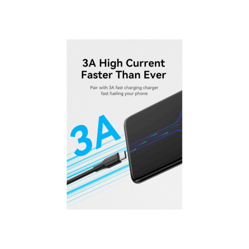 Дата кабель USB 2.0 AM to USB-C 3.0m 3.0A (18W) PVC black VENTION (CTHBI) – Vention (вид 2)
