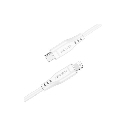 Дата кабель USB-C to Lightning 1.2m 3.0A TPE C3-01 White Acefast (6974316280811) – Acefast (вид 1)