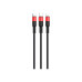 Дата кабель USB 2.0 AM to Lightning + Micro 5P + USB-C 1.0m Xpress one X26 black+red HOCO (6957531080282) – HOCO (вид 1)
