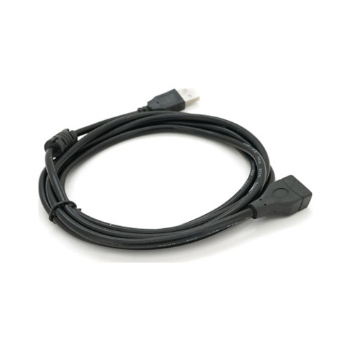 Дата кабель USB 2.0 AM/AF 2.0m ferrite black Voltronic (YT-AM/AF-2.0B) – Voltronic