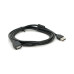 Дата кабель USB 2.0 AM/AF 2.0m ferrite black Voltronic (YT-AM/AF-2.0B) – Voltronic (вид 1)