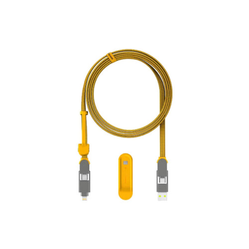 Дата кабель 6in1 inCharge XL 2.0m yellow Rolling Square (XLM03R) – Rolling Square