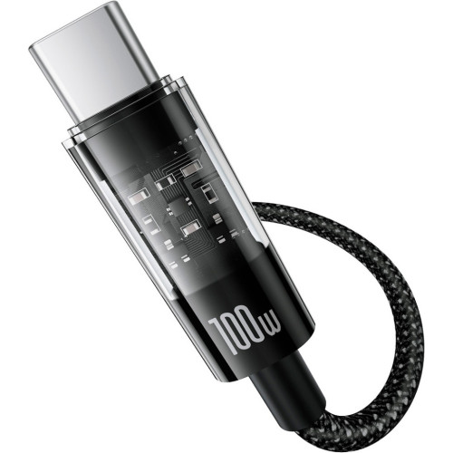 Дата кабель USB-C to USB-C 2.0m 100W (20V/5A) black Baseus (P10373000111-01) – Baseus (вид 1)