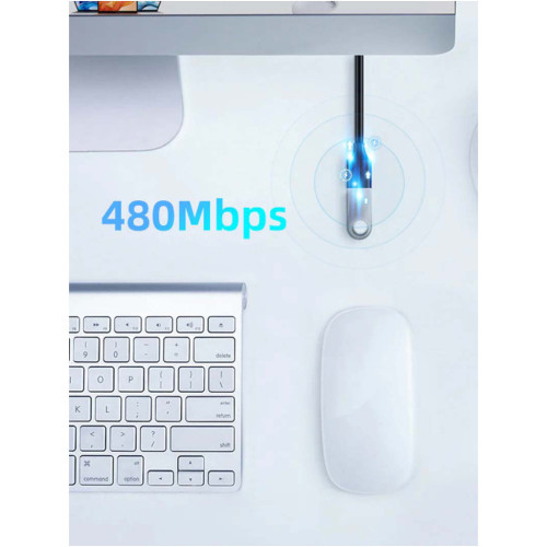 Дата кабель USB 2.0 AM/AF 0.5m Cabletime (CA915156) – Cabletime (вид 2)