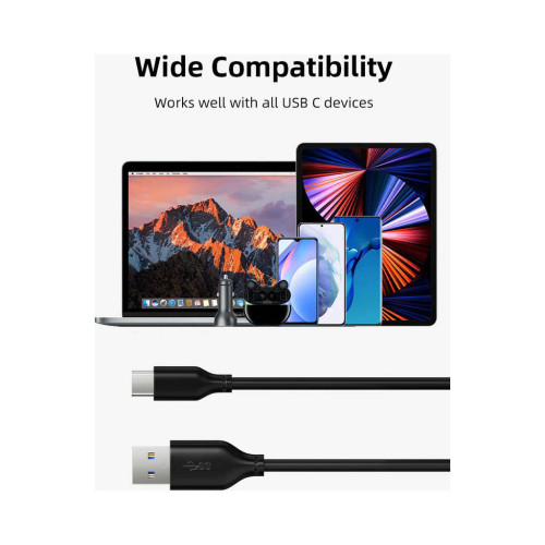 Дата кабель USB 3.0 AM to USB-C 1.5m Cabletime (CA915439) – Cabletime (вид 1)